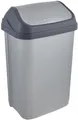 Produktbild: KEEEPER 25L Mülleimer mit silbernem Schwingdeckel, Swantje-Kollektion 4er Pack