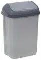 Produktbild: OKT Abfalleimer Swing-Bin, 25 Liter, silber / anthrazit