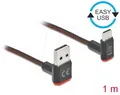 Produktbild: DELOCK 85276 - USB 2.0 Kabel, Easy A St. auf C St,, gew., 1,0 m