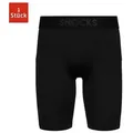 Produktbild: SNOCKS Funktionstights Kurze Radlerhose Herren (1-tlg) schnelltrockend, aus 88% recyceltem Polyester schwarz L
