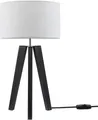 Produktbild: Paco Home Tischleuchte Canvas uni Color, ohne Leuchtmittel, Stehlampe Vintage Fuß LED Lampe Wohnzimmer Skandinavischer Stil E27