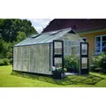 Produktbild: Juliana Gewächshaus 'Premium' 296 x 439 cm mit 10 mm Doppelstegplatten aluminiumfarben/schwarz