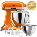 Produktbild: KitchenAid Artisan Küchenmaschine 4,8L 5KSM175 Honey Zubehöraktion