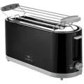 Produktbild: Lentz Toaster 4-Scheiben 1200-1400 Watt Toaster Langschlitztoaster schwarz