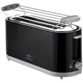 Produktbild: Lentz Toaster 4 Scheiben-Toaster Schwarz, Langschlitz-Toaster, 1200 W schwarz