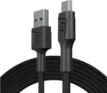 Produktbild: GC PowerStream | 1,2m Micro USB Nylon Kabel Ladekabel Schnellladekabel High Speed Data&Sync mit Quick Charge 3.0 für Samsung, Xiaomi, Huawei, Nexus, LG, Motorola, Android Smartphones und weitere
