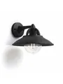 Produktbild: Philips Cormorant wall lantern black 1x42W 230V