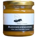 Produktbild: Buchweizenhonig 250g kräftig & herb | Dunkler Charakterhonig cremig | Regional aus Deutschland | Grega's Imkerei