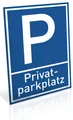 Produktbild: Schild Privat Parkplatz | Alu 20 x 30 cm | stabiles Alu Schild mit UV-Schutz ...