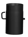Produktbild: Kleining Rauchrohr ø 150 mm, 250 mm lang, mit Drosselklappe schwarz TOP NEU