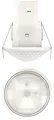 Produktbild: Theben theMova S360-100 DE WH Bewegungsmelder (PIR) Deckeneinbau innen, 360° rund, max. 8 m, 1 Kanal Licht, weiß 1030560