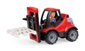 Produktbild: Lena® Truckies Gabelstapler mit Palette – 22 cm Spielzeug-Stapler mit Spielfigur, Stahlachse, Hubeinheit & Führerhaus, ab 2 Jahren, Indoor & Outdoor, TÜV Zertifiziert, Made in Europe