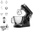 Produktbild: KENWOOD Küchenmaschine Titanium Chef Baker KVC85.004BK, 1200 W, 5 l Schüssel, Zubehör, Gratis Wert: UVP 319,- Gratis Mixaufsatz + Schnitzelwerk