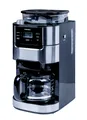 Produktbild: Tornado TCM-1025A-GS, Filterkaffeemaschine, 1,5 l, Kaffeebohnen, Gemahlener Kaffee, Eingebautes Mahlwerk, 1050 W, Schwarz