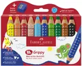 Produktbild: 10 FABER-CASTELL Dreikant-Buntstift Grippy, 10er Kartonetui
