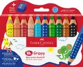 Produktbild: Faber Castell Buntstifte Grippy 10 Stk. mit Anspitzer