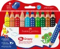 Produktbild: Faber-Castell Grippy 110636 Colouring Pencils Set, 10 Colouring Pencils with Sha