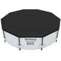 Produktbild: Bestway Flowclear PVC-Abdeckplane Ø 305 cm, für runde 305 cm Steel Pro, Steel Pro MAX und Fast Set Pools, schwarz, 58036-19, Grau