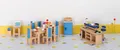 Produktbild: Puppenmöbel Küche | Tresen L= 14,5 cm, Buchenholz, 30 Teile, per Set | Deutsch