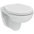 Produktbild: Ideal Standard EUROVIT spülrandlos Wand-Tiefspül-WC + WC-Sitz softclose weiß