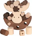 Produktbild: BALANCIERSPIEL ELCH Balancierelch Geschicklichkeitsspiel Kinderspiel Holz NEU