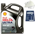 Produktbild: 4 Liter original Shell Helix Ultra Racing 10W60 Motoröl ACEA A3 B3 B4 VW SET