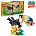 Produktbild: LEGO Creator Wilde Tiere: Tropischer Tukan 31173, 3-in-1 Spielzeug