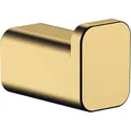 Produktbild: hansgrohe AddStoris - Handtuchhaken, Handtuchhalter, Bademantelhaken, verdeckte Befestigung, Badezimmer Zubehör, Polished Gold Optic, 41742990