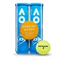 Produktbild: DUNLOP Tennisball Australian Open - für Sand, Hartplatz und Rasen (2x4 Bi-Pack)