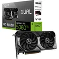 Produktbild: 8GB Asus GeForce RTX 5060 Ti Dual OC Aktiv PCIe 5.0 x16 (x8) (Retail)