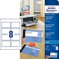 Produktbild: AVERY Zweckform Visitenkarten C32015-25 matt weiß 260 g/qm, 200 St.