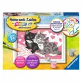Produktbild: Ravensburger Malen nach Zahlen Kuschelkatzen, Mal-Set für Kinder, 28467