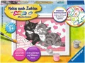Produktbild: Ravensburger Malen nach Zahlen 28467 Kuschelkatzen, Malen nach Zahlen für Kinder