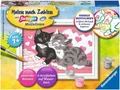 Produktbild: Ravensburger CreArt 28467 - Kuschelkatzen - Malen nach Zahlen Katzen für Kinder