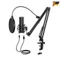 Produktbild: Tonor Q9 USB Mikrofon Kondensator Mikrofon Set Kardioid