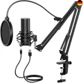 Produktbild: USB Podcast Mikrofon Kondensator 200cm
