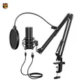 Produktbild: TONOR Q9 USB Podcast Mikrofon Kondensator Mikrofon Gaming Studio Streaming