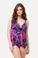 Produktbild: Ulla Popken Tankini Tankini Mustermix Zierring Softcups