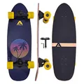 Produktbild: Apollo Surfskate pro Board | midi Longboard für Erwachsende, Kinder mit hochwertiger Surf Skate Achse | Mini Cruiser Board für Streetsurf | Carving & Pumping, Skateboard Kinder ab 6 Jahre