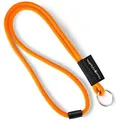 Produktbild: Webbomb Schlüsselband Tubular, orange, Textil, Schlüsselring, 47cm, Sicherheitsverschluss
