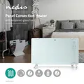 Produktbild: Konvektorheizung Heizstrahler Elektroheizung Touch Timer Fernbedienung 2-Stufen