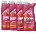 Produktbild: 4x1 Liter Mannol Legend Extra 0W30 Motoröl 0W-30 C2 /C3 BMW LL-12FE VW 505.01