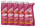 Produktbild: 5x1 Liter Mannol Legend Extra 0W30 Motoröl 0W-30 C2 /C3 BMW LL-12FE VW 505.01