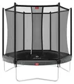 Produktbild: BERG Trampolin Favorit Regular 200 + Sicherheitsnetz Comfort Stahlrahmen Grau