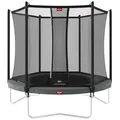 Produktbild: BERG Trampolin Favorit Regular 200 Grey mit AirFlow inkl. Sicherheitsnetz Comfort