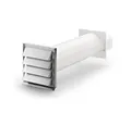 Produktbild: Naber Abluftfilter COMPAIR System Ø 125 Klima-E flow 125 Mauerkasten Jalousie Edelstahl