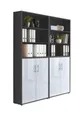 Produktbild: BMG Möbel Aktenschrank Office Edition 11 (Schrankwand Set, 4tlg) abschließbar, matt oder Hochglanz lackiert