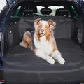 Produktbild: FLUFFINO® Kofferraumschutz Hund (inkl. Seiten- & Ladekantenschutz) - Wasserfeste, Kratzfeste & abwischbare Kofferraum Schutzmatte für Hunde - Hundedecke Auto Kofferraum