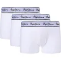 Produktbild: Pepe Jeans Herren Pepe TK 3P Badehose, White (White), XXL