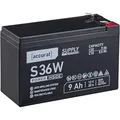 Produktbild: Accurat AGM Batterie S36w - 12V, 9Ah, zyklenfest, wartungsfrei - VRLA Versorgungsbatterie, Blei Akku, Solarbatterie, Bootsbatterie für Wohnmobil, Wohnwagen, Camper, Bootsbatterie